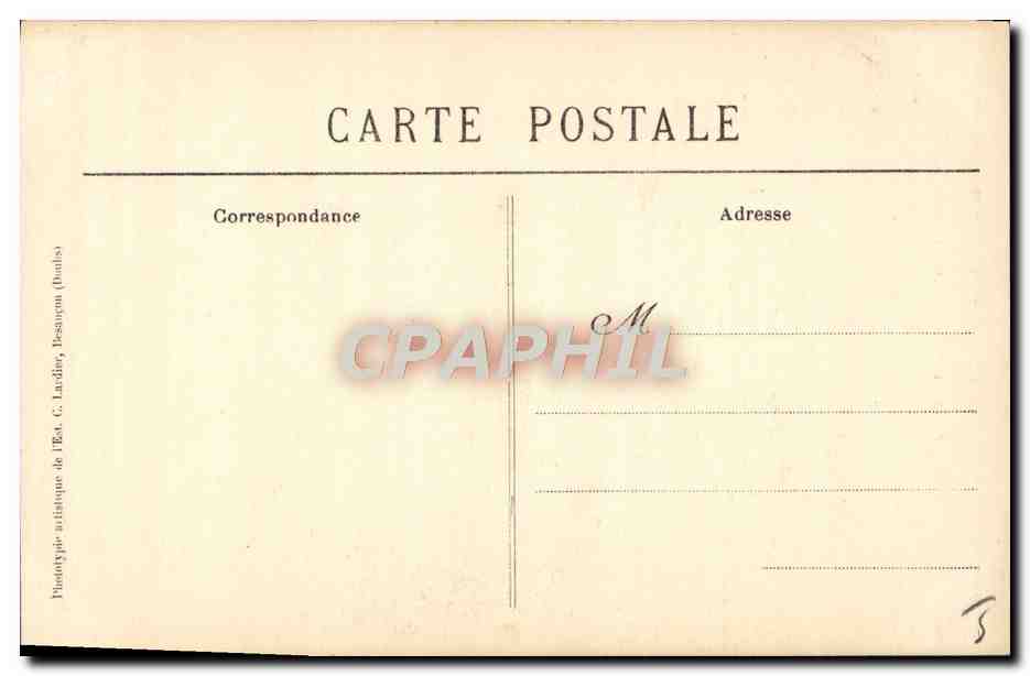 CPA Bourg Eglise De Brou Le Benitier — Verso