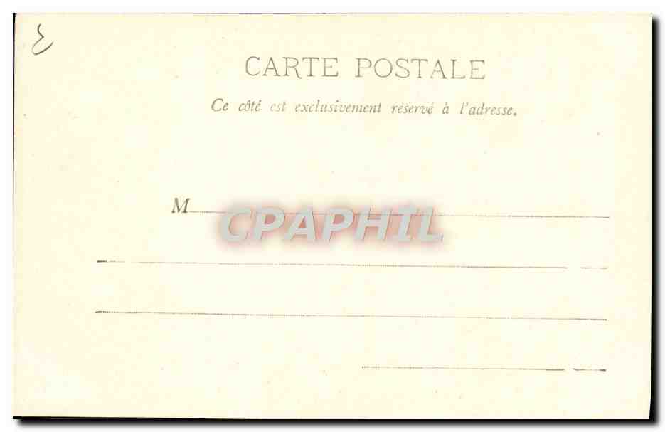 CPA Bourg Eglise De Brou — Rückseite
