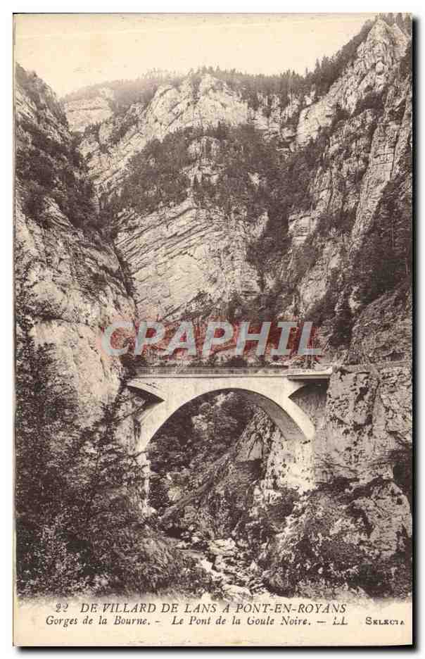 Gorges de la Bourne — Le Pont de la Goule Noire — Selcetia