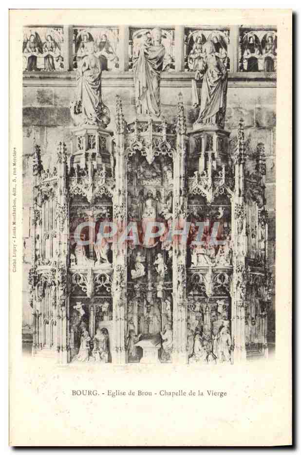 CPA Bourg Eglise De Brou Chapelle De La Vierge