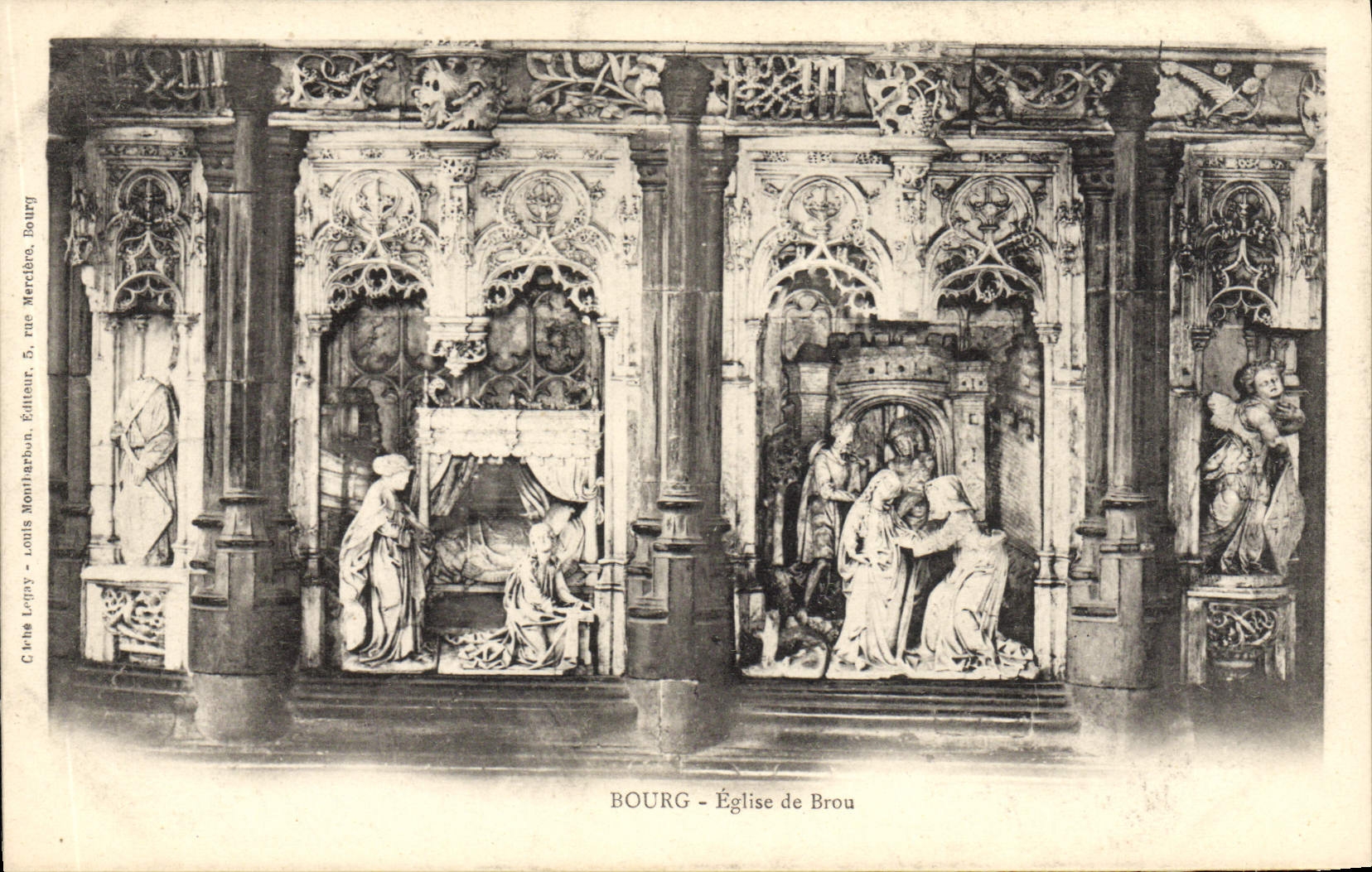 CPA Bourg Eglise De Brou
