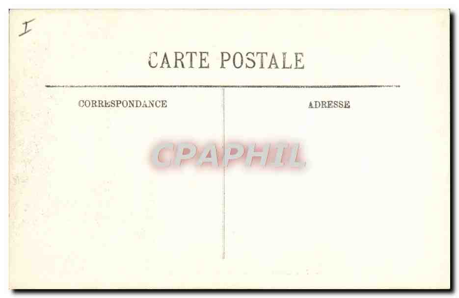 CPA Chenonceaux Le Chateau La Grande Allee — Rückseite