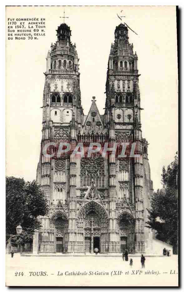 CPA Tours La Cathedrale St Gatien