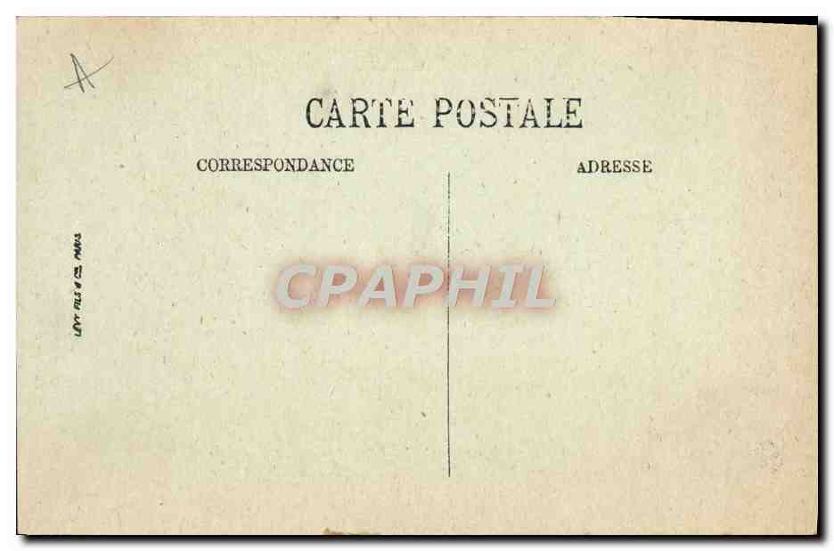 CPA Tours Cloitre St Gatin Dite De La Psalette — Rückseite