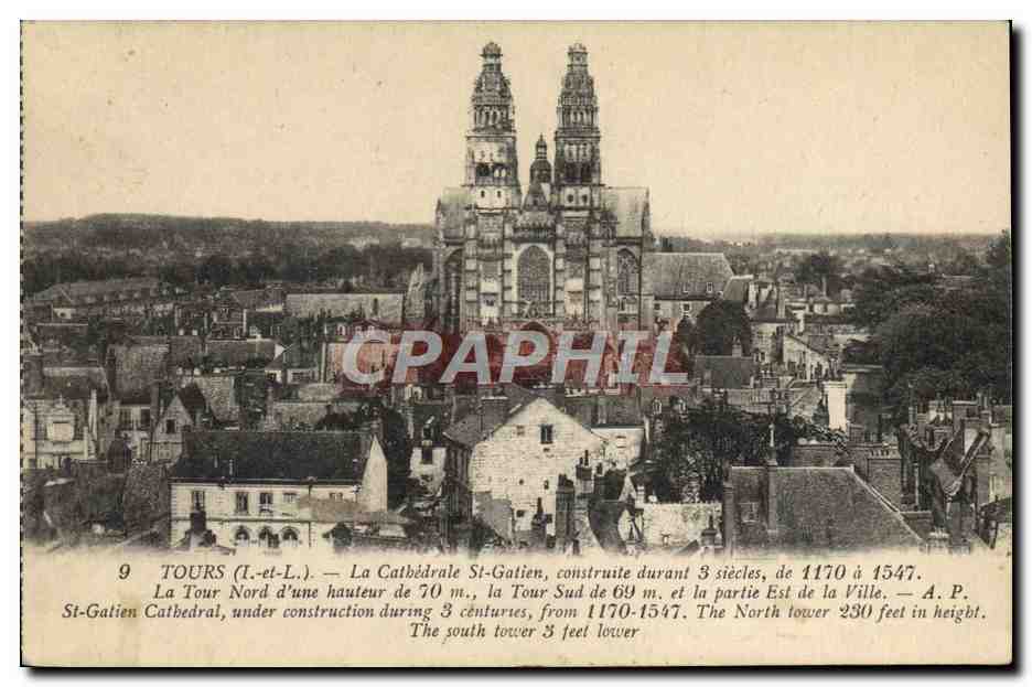 CPA Tours La Cathedrale St Gatien