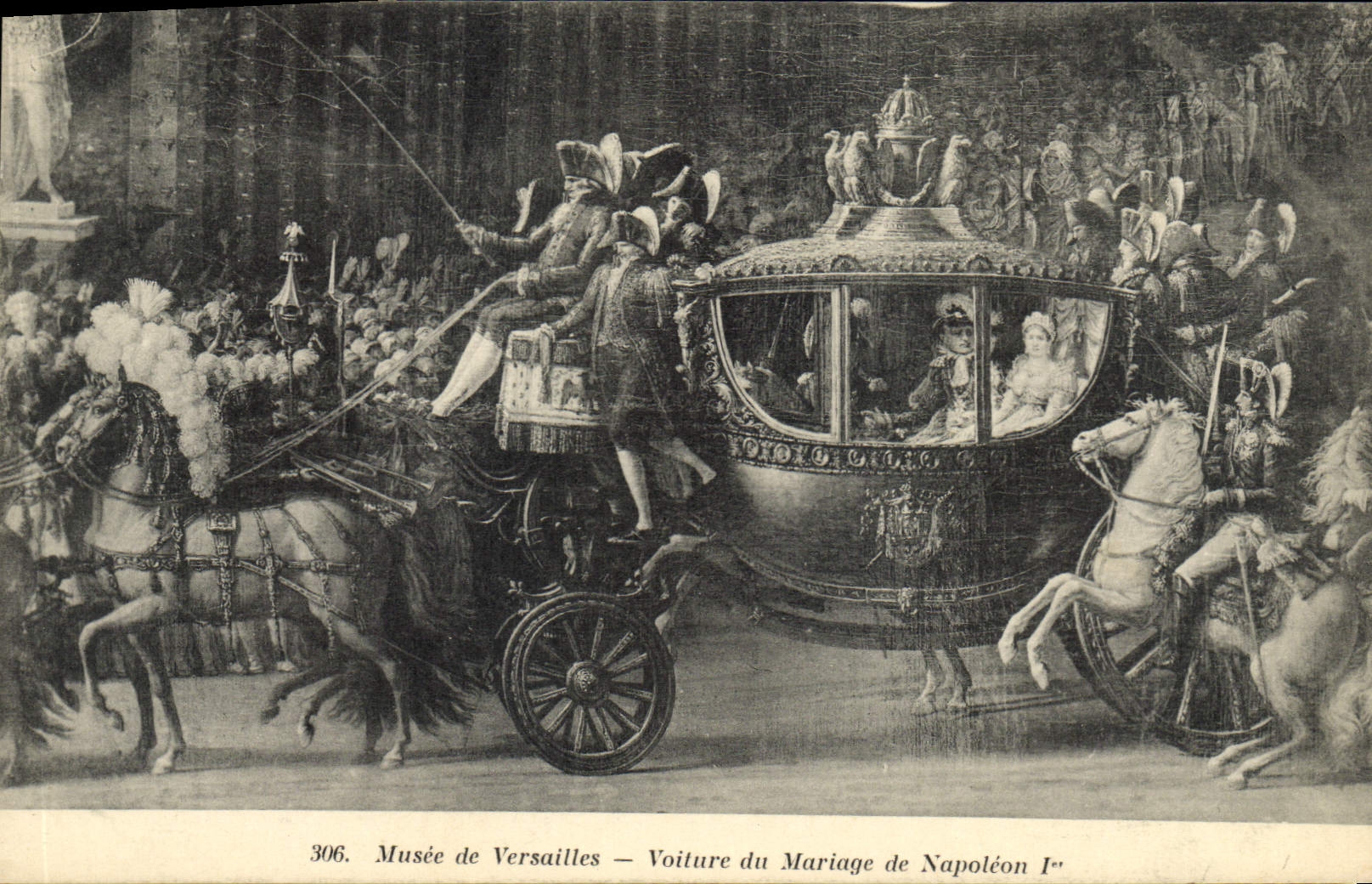 CPA Versailles Voiture Du Mariage De Napoleon 1er