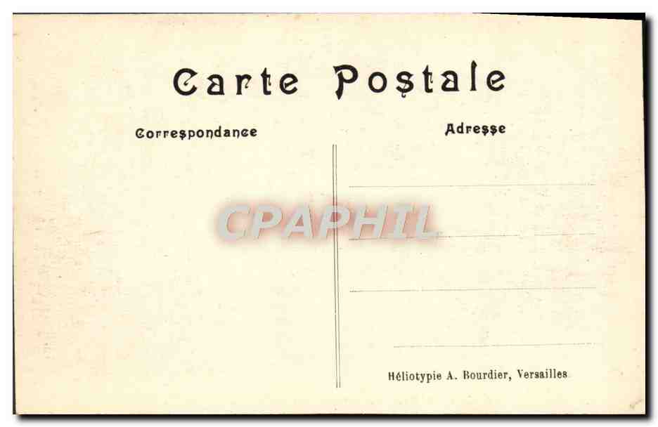 CPA Versailles Voiture Du Mariage De Napoleon 1er — Verso