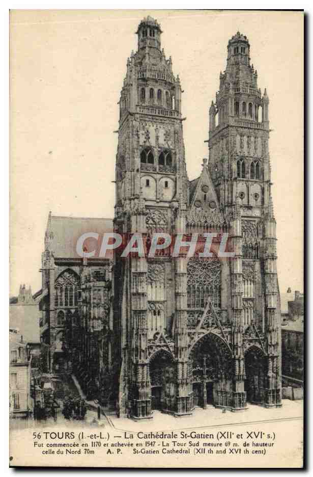 CPA Tours La Cathedrale St Gatien