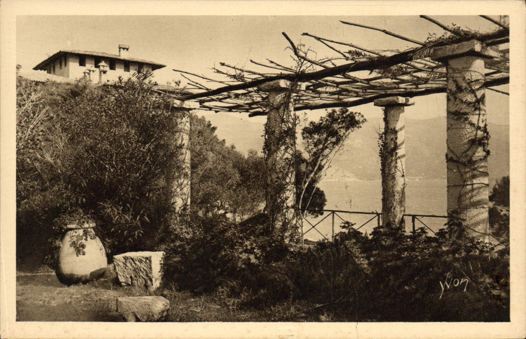 CPA Pergola Sur Le Littoral