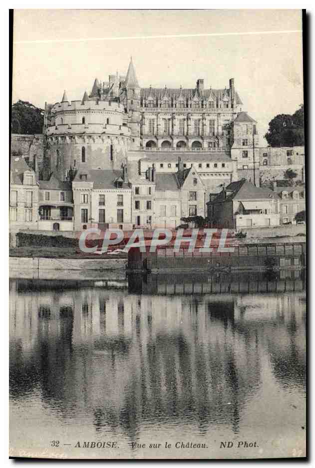 CPA Amboise Vue Sur Le Chateau