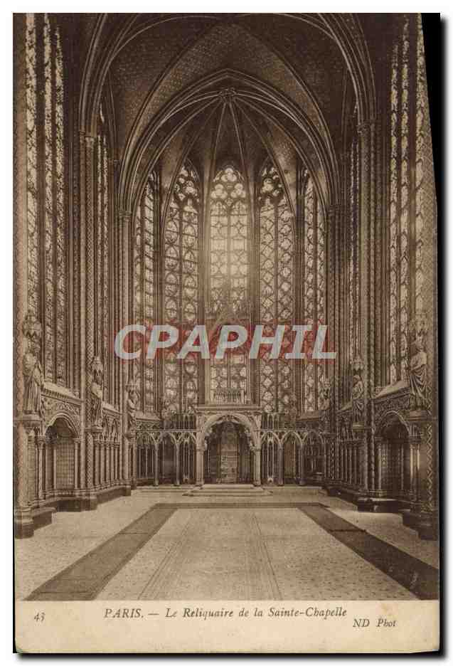 CPA Paris Le Reliquaire De La Saint Chapelle