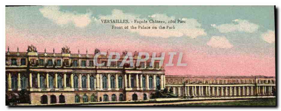 CPA Versailles Facade Chateau