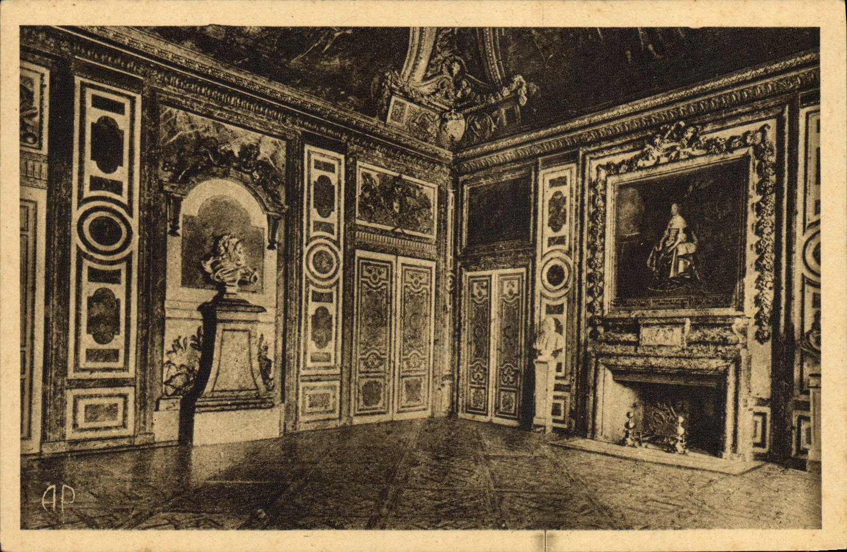 CPA Versailles Le Chateau Salon De Diane