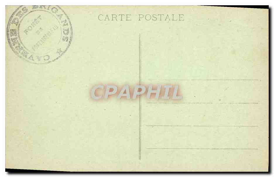 Bosque de Fontainebleau — La Roche qui Tremble — Editor S.R.O. n°92 — Reverso