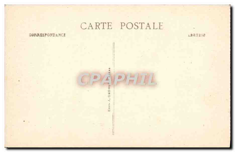 Arles — Le Palais Constantin — Éditeur J. Georges, n° 95 — Achterkant