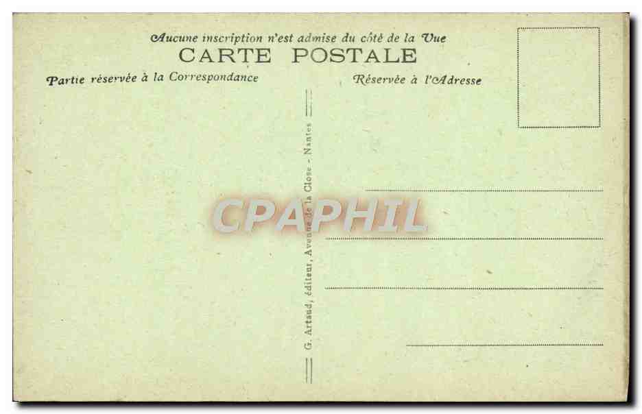 CPA Chartres Portail Nord — Verso