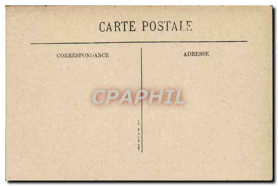 CPA Versailles Facade Du Palais  — Verso