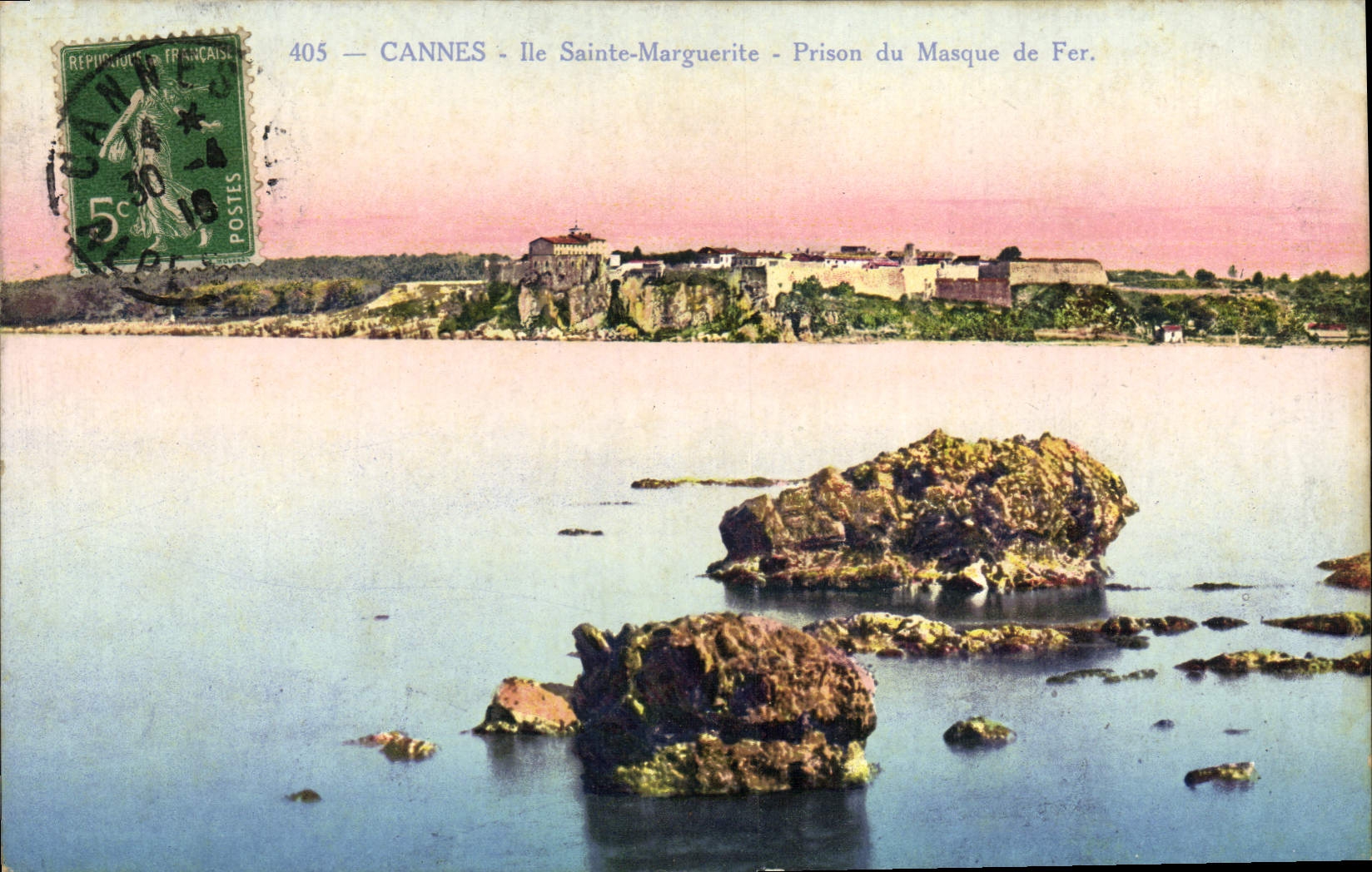 CPA Cannes Ile Sainte Marguerite Prison Du Masquede fer