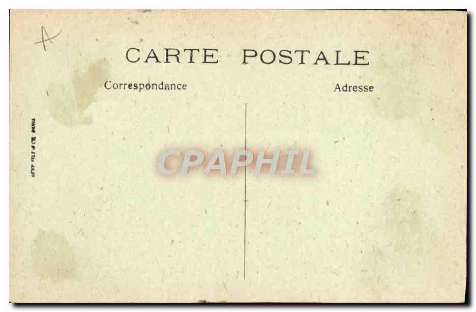 CPA Tours Restes De l'Ancienne Basilique De St Martin — Rückseite