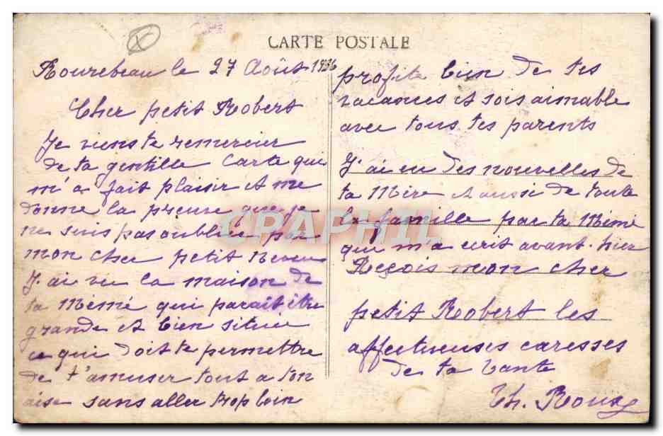 CPA Laragne Vue Generale Et Vallee Du Buech — Rückseite