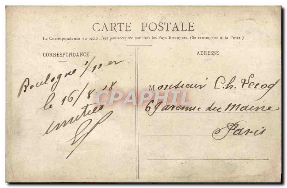 Boulogne-sur-Mer — Une Mer agitée (Route de Wimereux) — L.D., B., 657 — Reverso