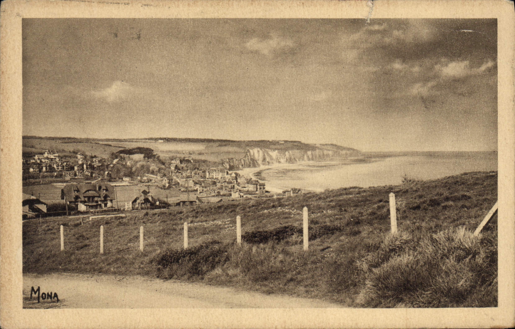 CPA Dieppe Vue Generale De Pourville 