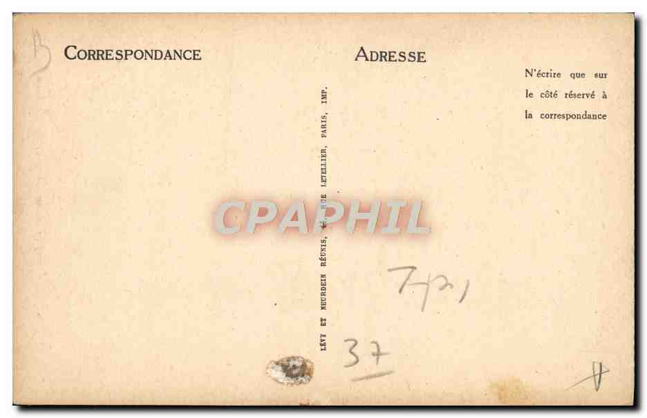 CPA Amboise Portail De La Chapelle Du Chateau — Rückseite