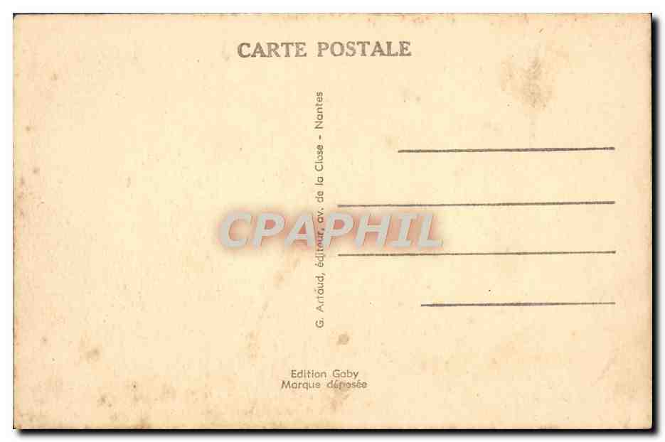 CPA Brest Le Phare De Portzic A l'Entree Du Goulet — Rückseite