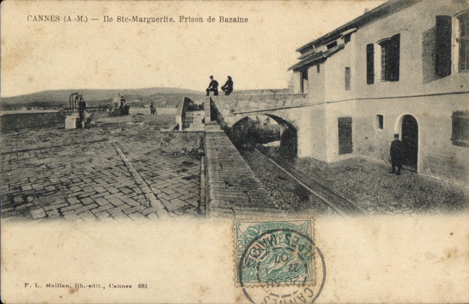 Cannes (A.M.) — Ile Ste-Marguerite, Prison de Bazaine — P. L. Maillan, lib.-edit., Cannes 681