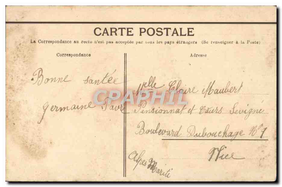 Cannes (A.M.) — Ile Ste-Marguerite, Prison de Bazaine — P. L. Maillan, lib.-edit., Cannes 681 — Rückseite