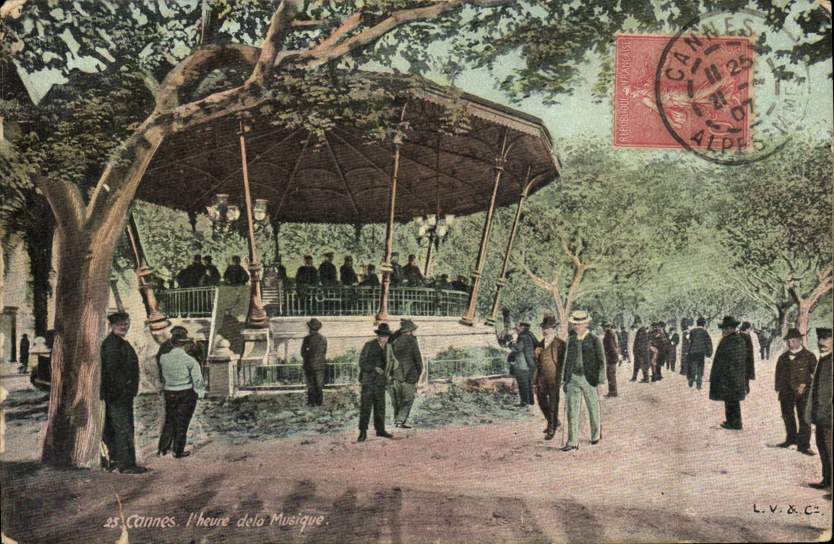 CPA Cannes L'heure De la Musique