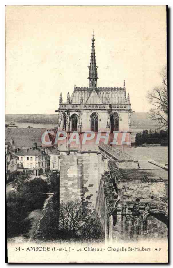 CPA Amboise Le Chateau Chapelle St Hubert