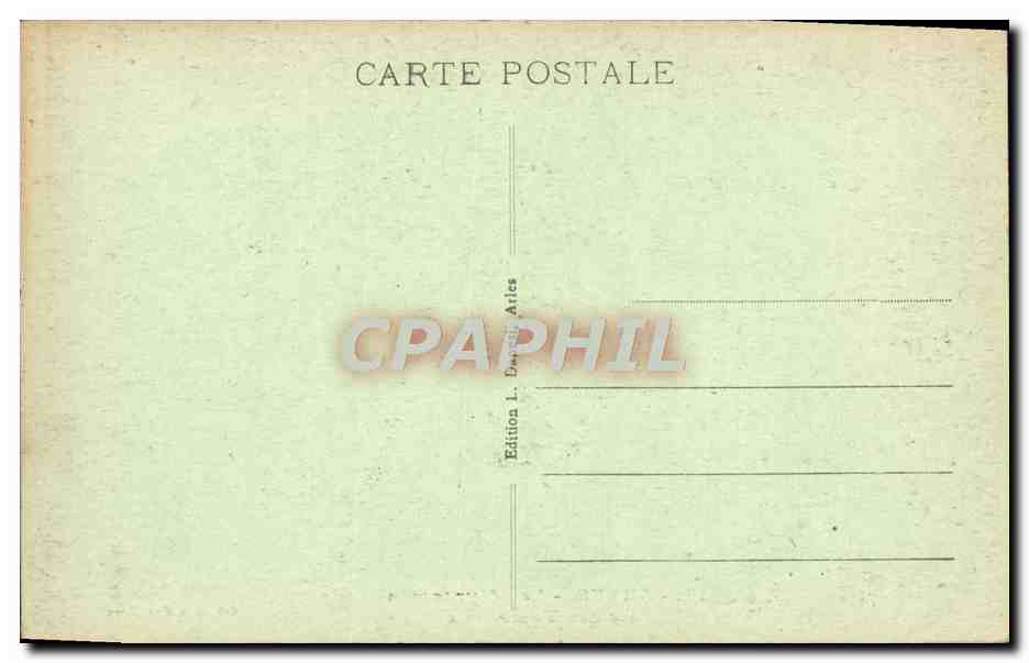 CPA Arles Les Alyscamps Allee Des Tombeaux — Rückseite