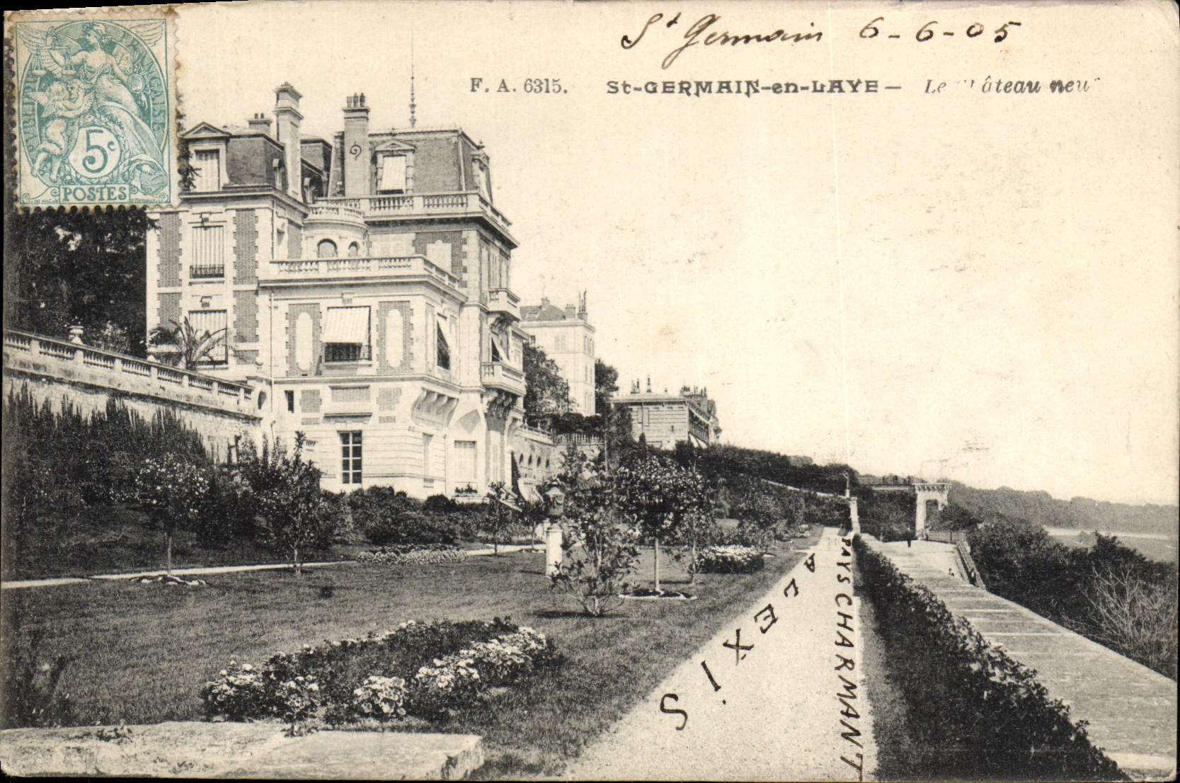 St-Germain-en-Laye — Le Château neuf — F.A. 6315