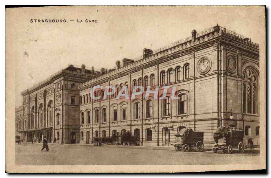 CPA Strasbourg La Gare