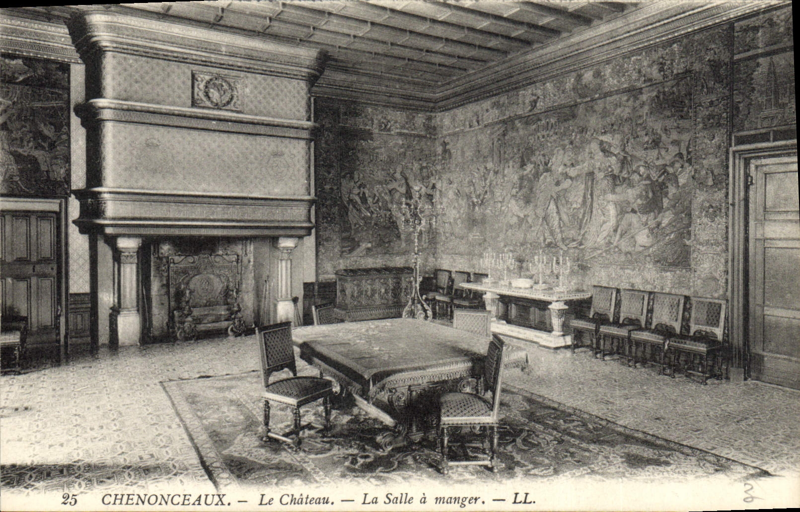 CPA Chenonceaux Le Chateau La Salle A Manger