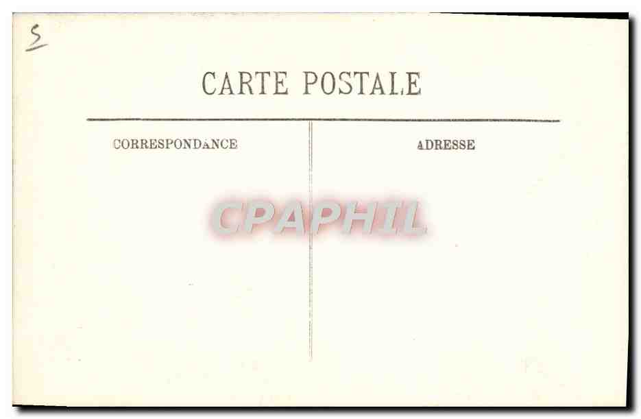 CPA Chenonceaux Le Chateau La Salle A Manger — Rückseite