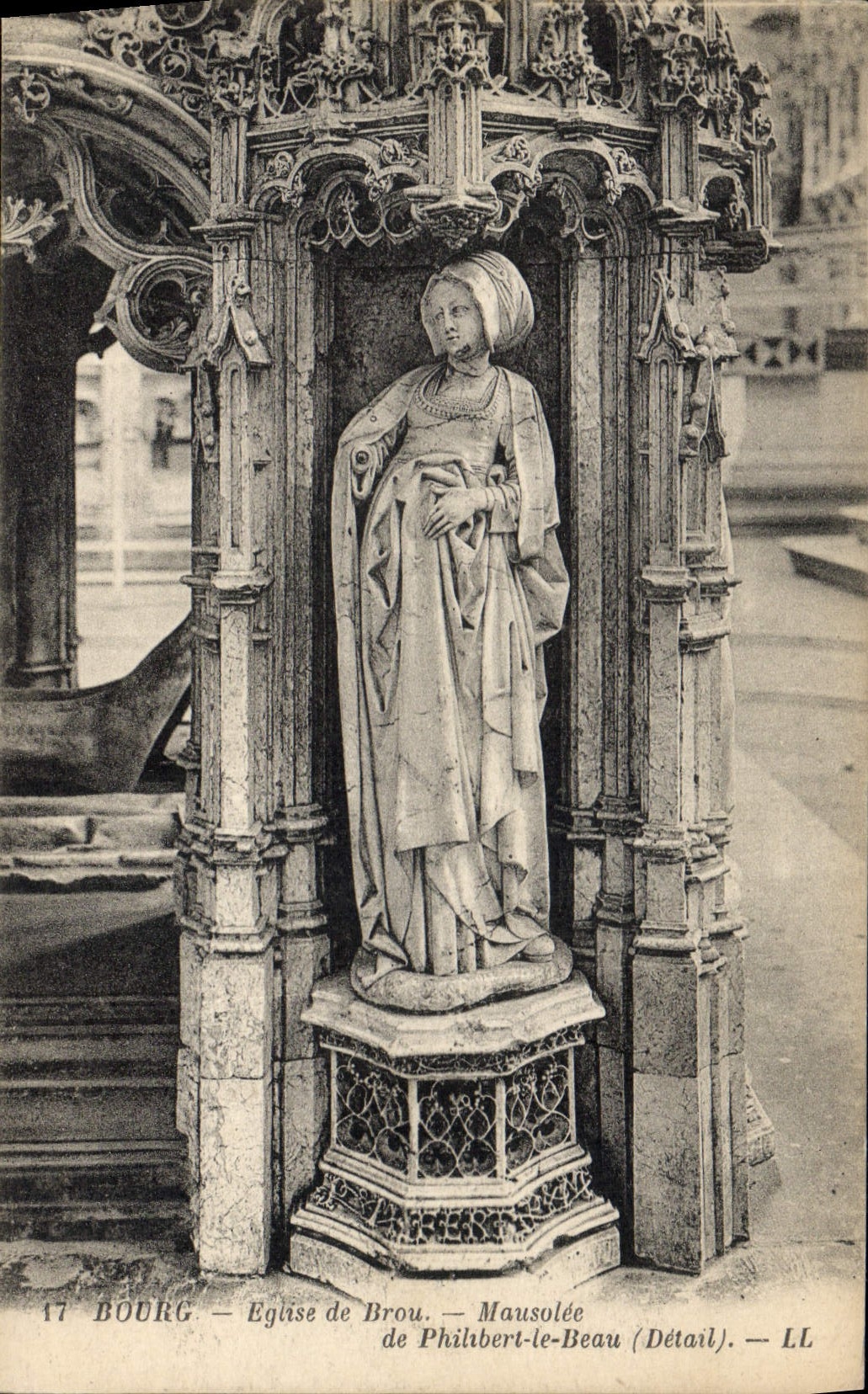 Bourg - Église de Brou - Mausolée de Philibert-le-Beau (Détail) — LL