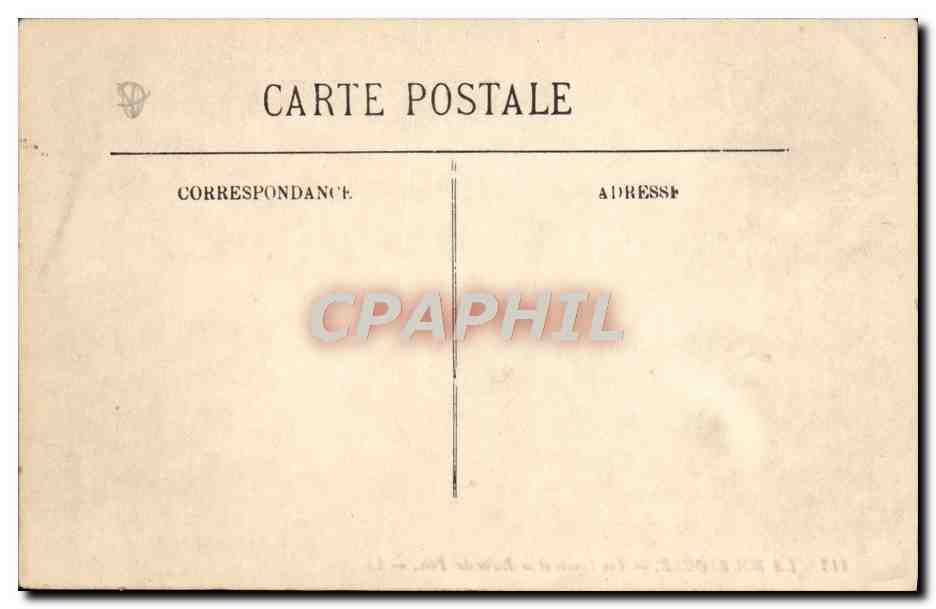 CPA La Bourboule Les Lacets Et La Roche Des Fees — Rückseite