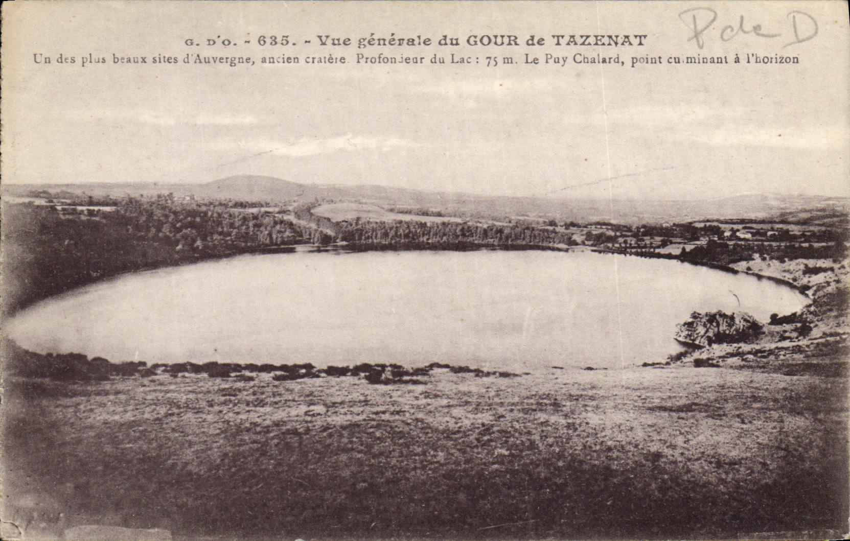 Gour de Tazenat — Vue générale — g.d.o. 635