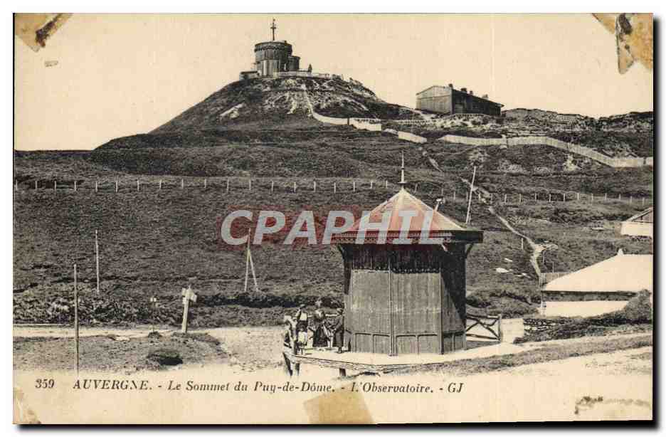 Auvergne - Le Sommet du Puy-de-Dôme - L'Observatoire - GJ