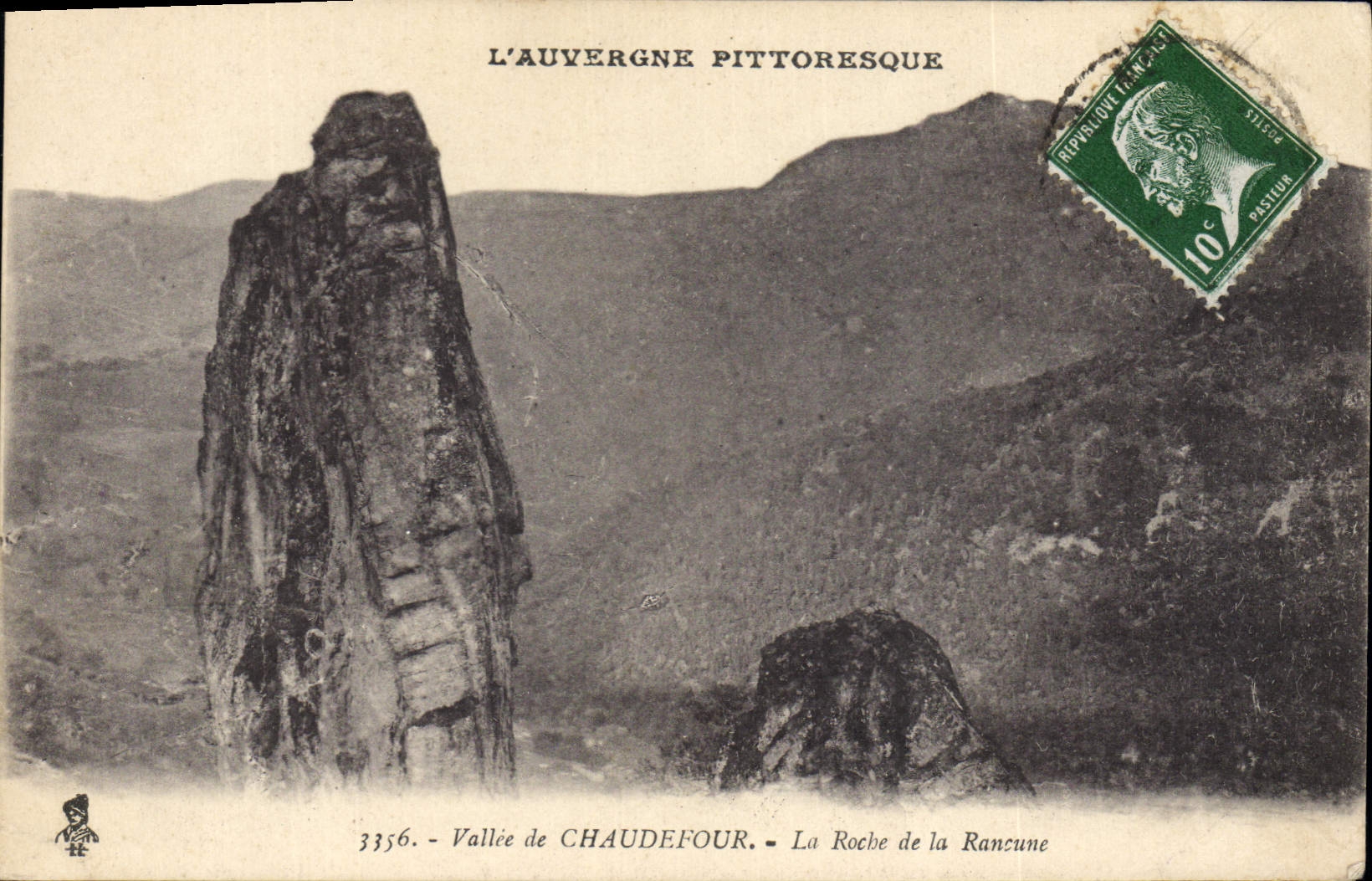 Vallée de Chaudefour — La Roche de la Rancune — L'Auvergne pittoresque — n°3356