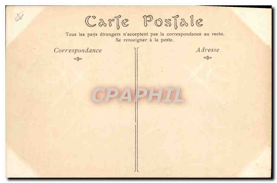 CPA Toulouse Hotel D'Assezat — Verso