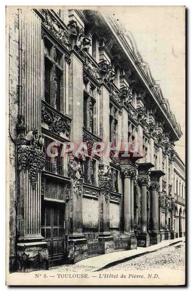 CPA Toulouse L'Hotel De Pierre