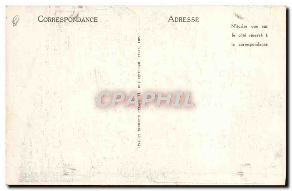 CPA Toulouse L'Hotel De Pierre — Verso