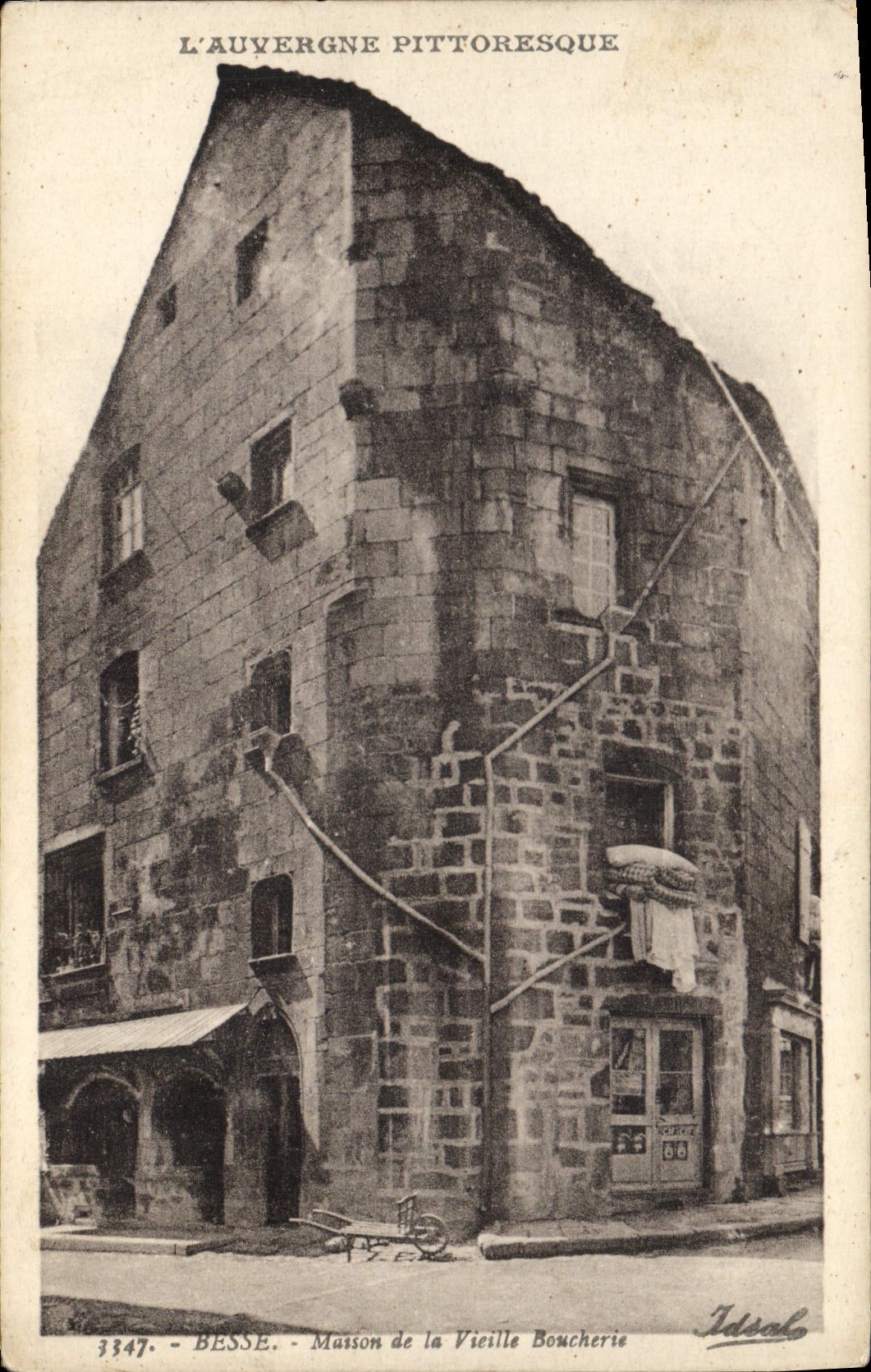 CPA Besse Maison De La Vieille Boucherie