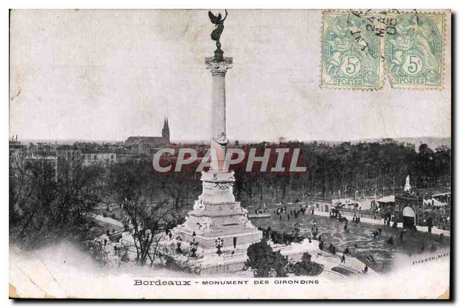 Bordeaux - Monument des Girondins — Éditeur : Étayerch, Paris