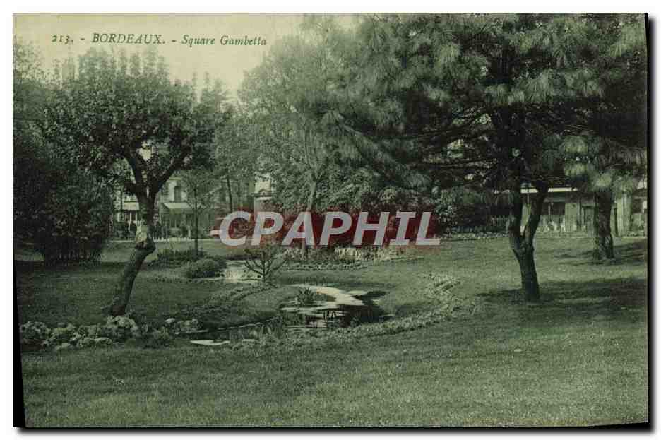CPA Bordeaux Square Gambetta