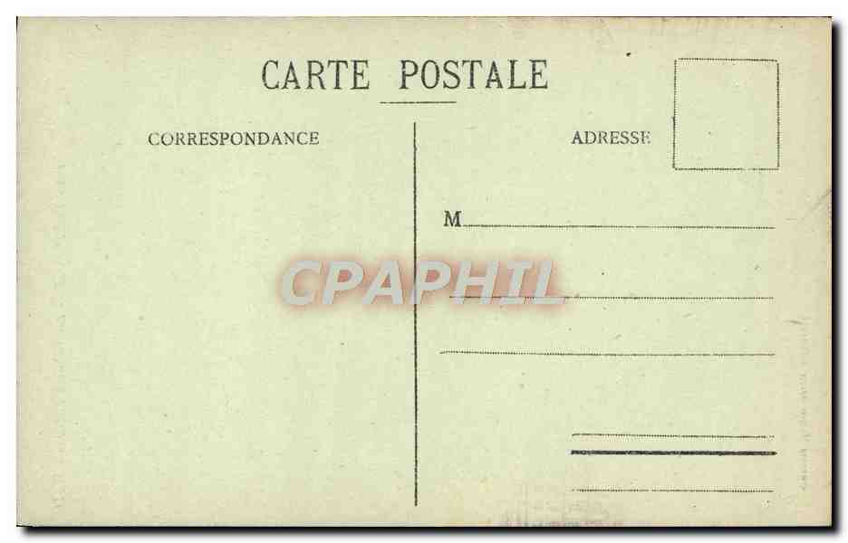 CPA Bordeaux Les Colonnes Rostraies — Verso