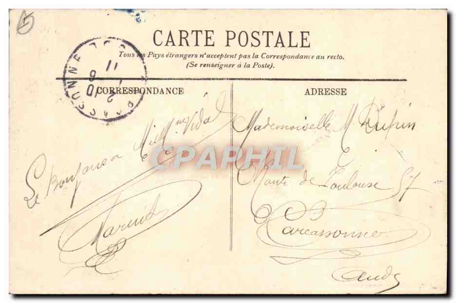 Bordeaux — Les Colonnes Rostrales — LL. n°140 — Rückseite